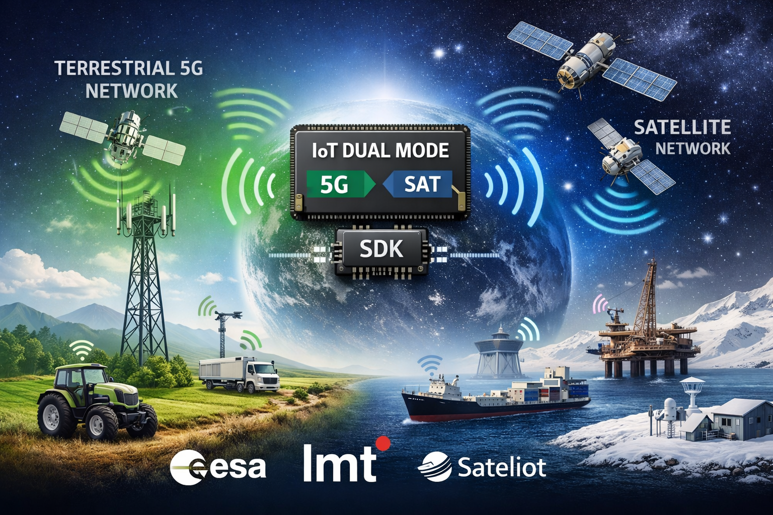 LMT desenvolve módulo IoT dual-mode para integrar redes 5G terrestres e ...