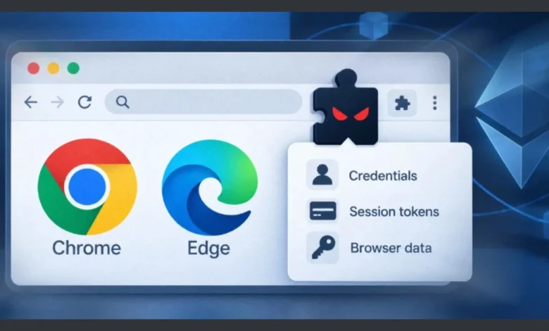 Malware KREMLIN usa extensões falsas do Chrome e Edge para roubar senhas bancárias no Brasil