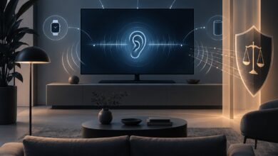 A TELEVISÃO DA SALA ESTÁ OUVINDO, E ISSO AGORA É UM PROBLEMA JURÍDICO