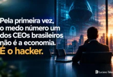 Pela primeira vez, o medo número um dos CEOs brasileiros não é a economia. É o hacker