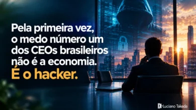 Pela primeira vez, o medo número um dos CEOs brasileiros não é a economia. É o hacker
