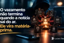 O vazamento não termina quando a notícia sai do ar. Ele vira matéria-prima