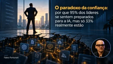 O paradoxo da confiança: por que 95% dos líderes se sentem preparados para a IA, mas só 33% realmente estão