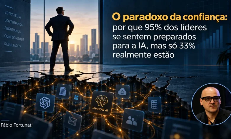 O paradoxo da confiança: por que 95% dos líderes se sentem preparados para a IA, mas só 33% realmente estão
