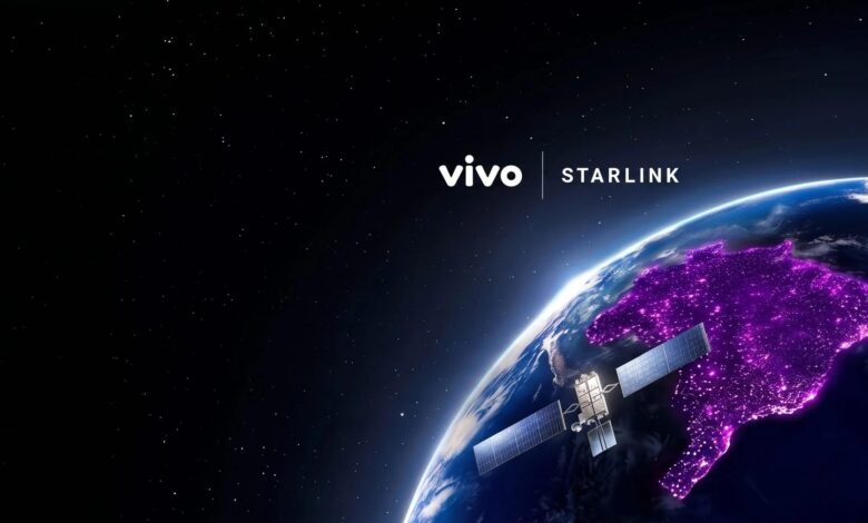 Vivo e Starlink lançam conexão via satélite para celulares em áreas sem sinal no Brasil