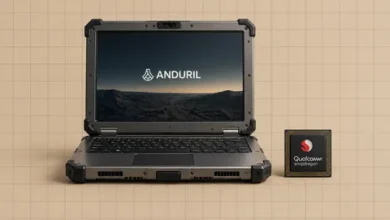 Anduril e Qualcomm apresentam notebook com 90% de componentes de países aliados