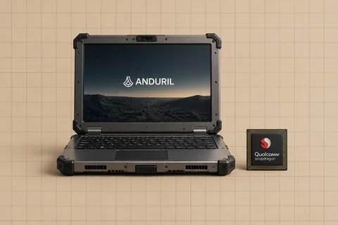 Anduril e Qualcomm apresentam notebook com 90% de componentes de países aliados