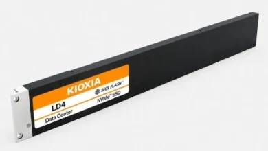 Kioxia apresenta SSD de até 122,88 TB para data centers de grande escala