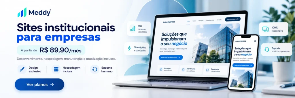 Sites Profissionais para Empresas Meddy