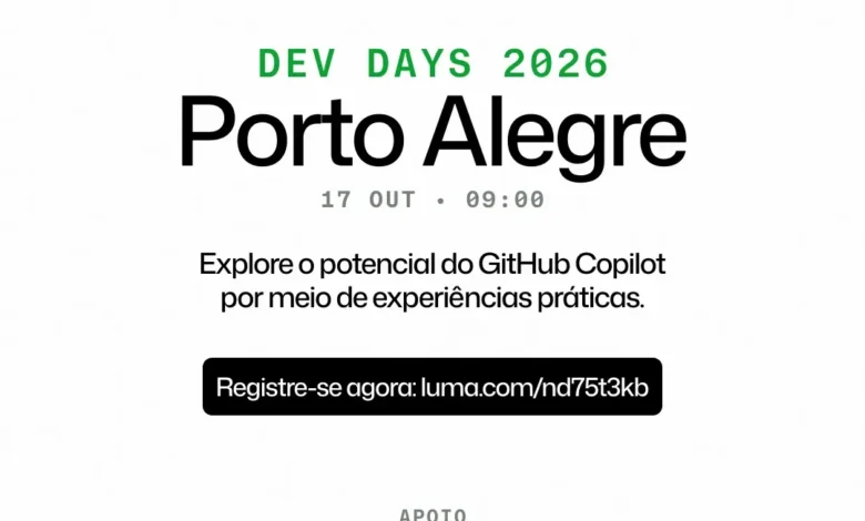 Porto Alegre sedia edição do Dev Days, iniciativa global que conecta desenvolvedores e inteligência artificial.