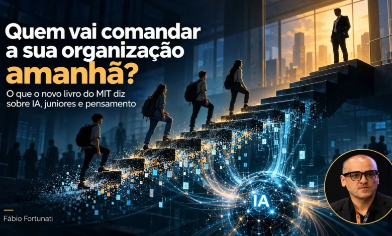 Quem vai comandar a sua organização amanhã? O que o novo livro do MIT diz sobre IA, juniores e pensamento