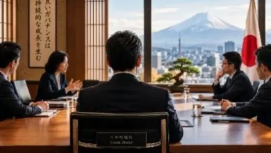 Japão: o conselheiro que vem de fora.