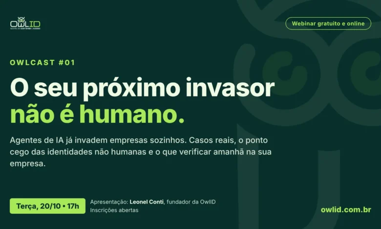 Agentes de IA já invadem empresas sozinhos: executam password spraying, roubam sessões e operam credenciais em velocidade de máquina.